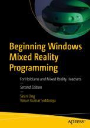 Beginning Windows Mixed Reality Programming book cover